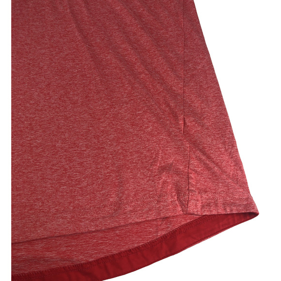 MLB Cincinnati Reds Men's Polo Shirt Large Short Sleeve Snaps Lightweight Red - Picture 7 of 11